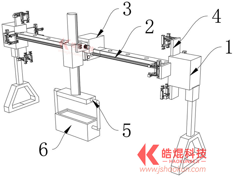 桁架機(jī)器人結(jié)構(gòu)圖